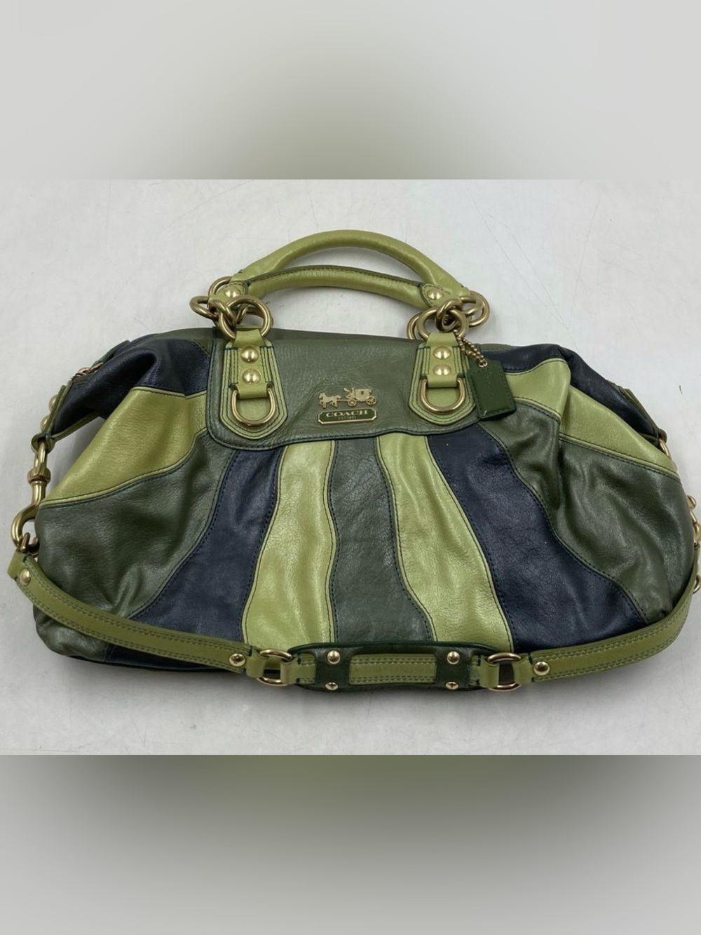 COMING SOON! RARE GREEN & BLUE COACH SABRINA LIMITED EDITION NWOT! NO CALLOUTS!